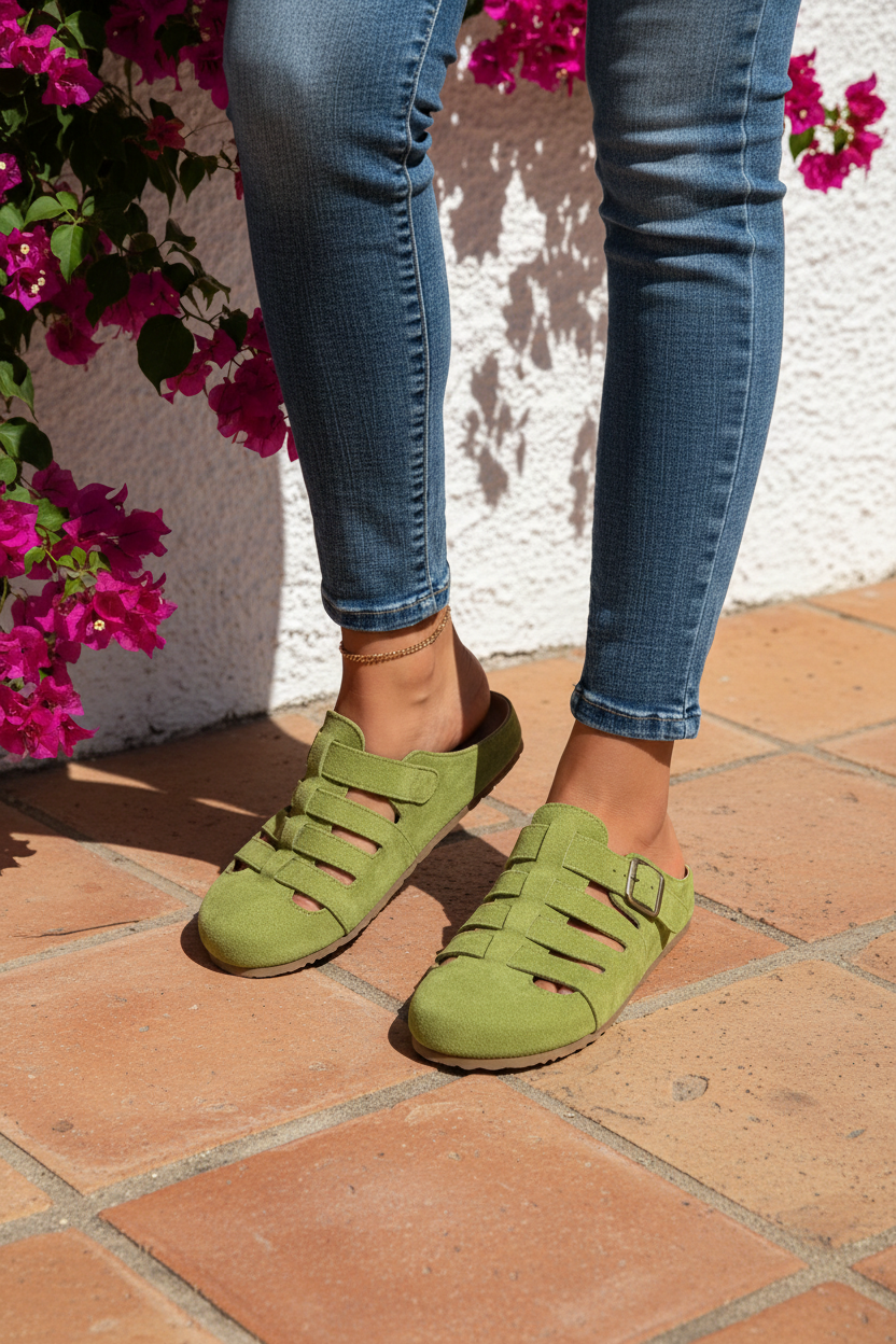 Clara | Sandalias Mules de Confort sin Cierre
