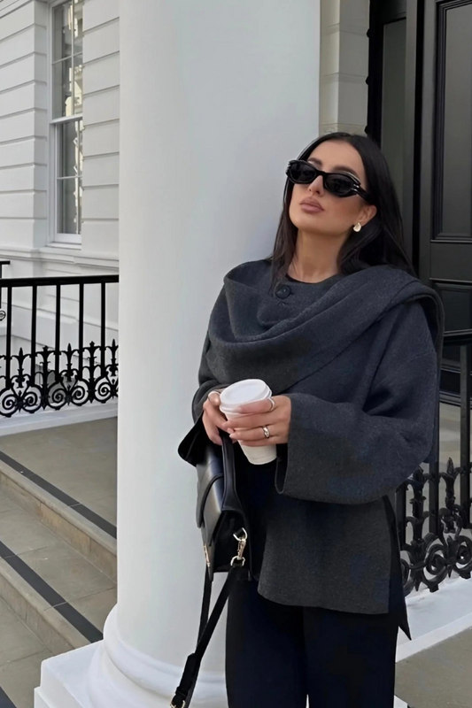 Kallista – Chaqueta elegante tipo abrigo