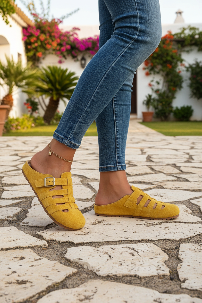 Clara | Sandalias Mules de Confort sin Cierre