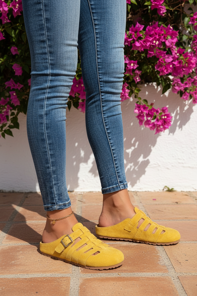 Clara | Sandalias Mules de Confort sin Cierre