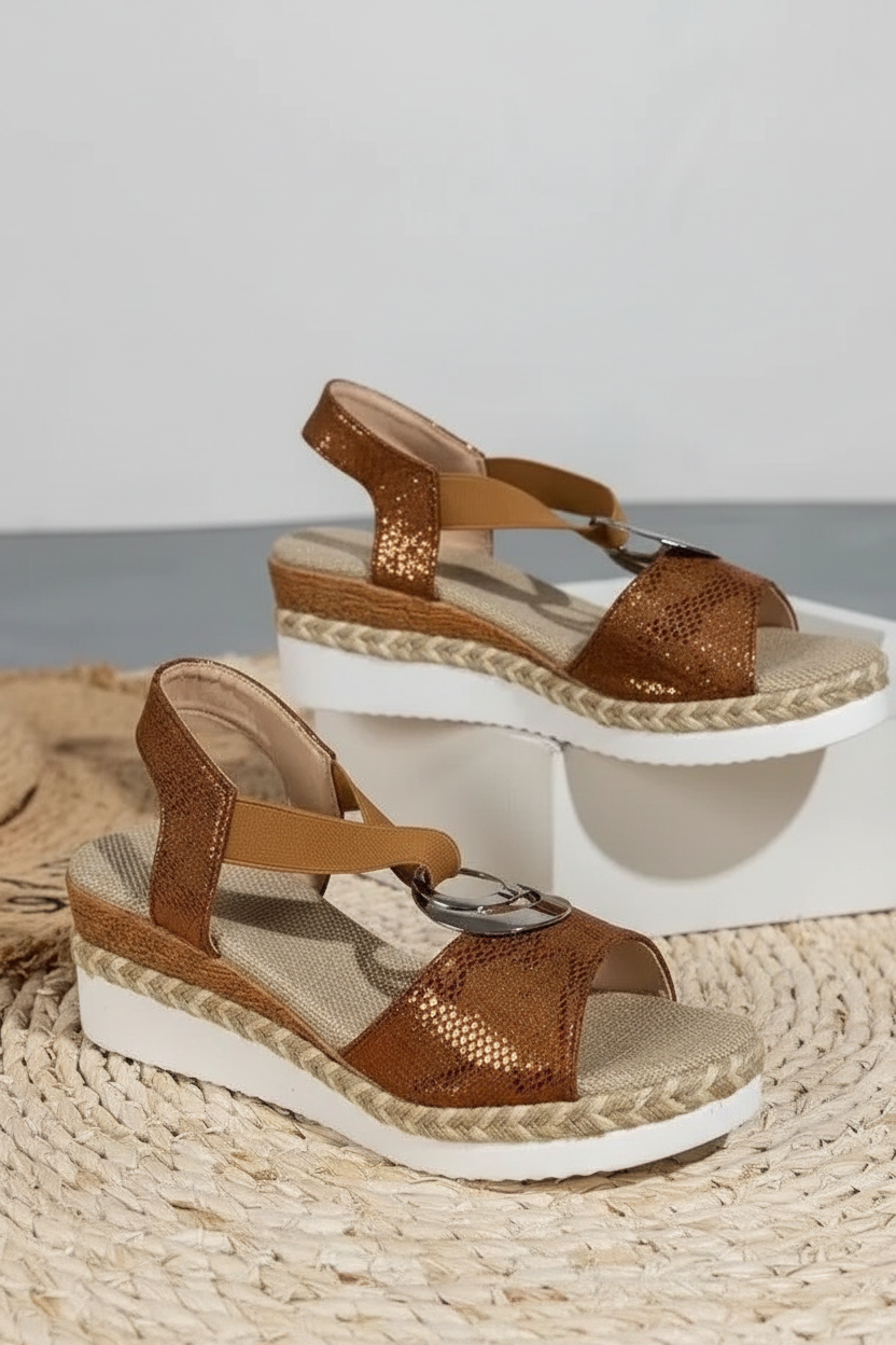 Capri | Sandalias de Plataforma Elegantes y Cómodas