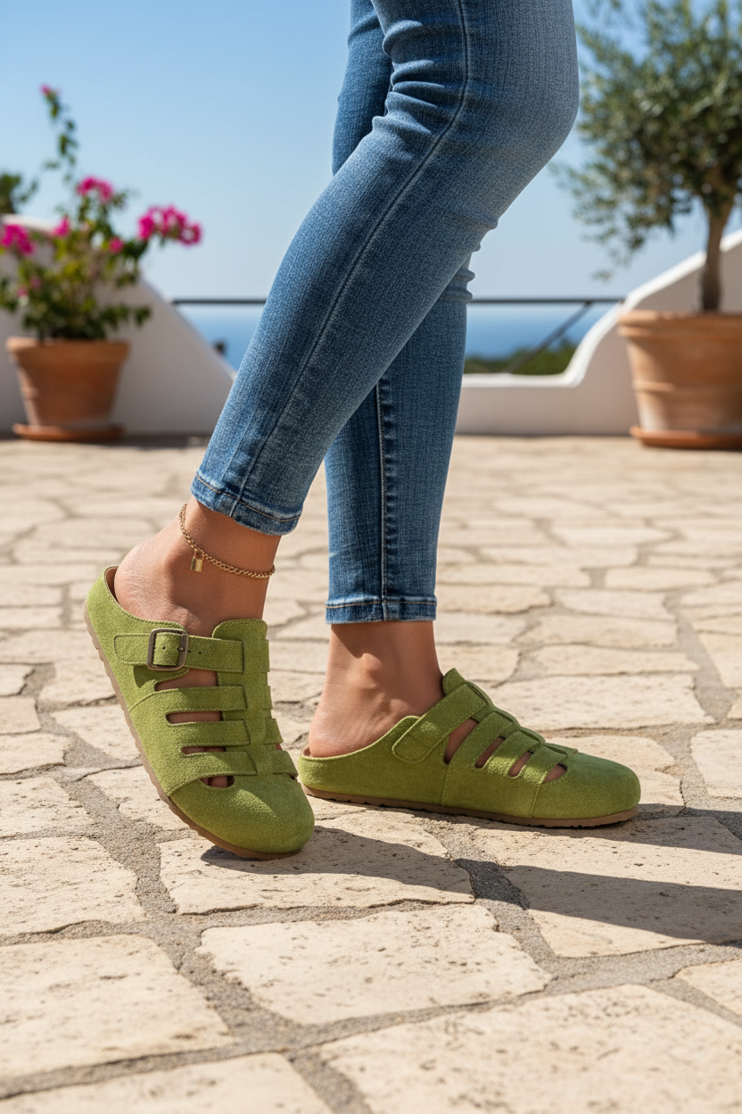 Clara | Sandalias Mules de Confort sin Cierre